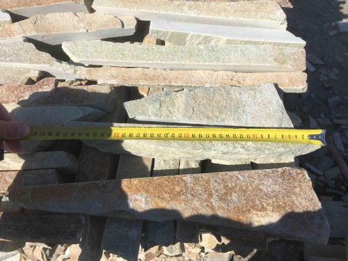 Горбушка златолит золотистый для облицовки купить в Верхней Пышме