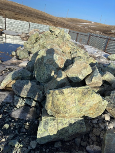 Камни для ландшафтного дизайна зелёные 10-60 килограмм купить в Верхней Пышме