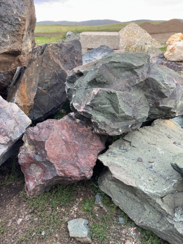 Камни для ландшафтного дизайна зелёные 10-60 килограмм купить в Верхней Пышме