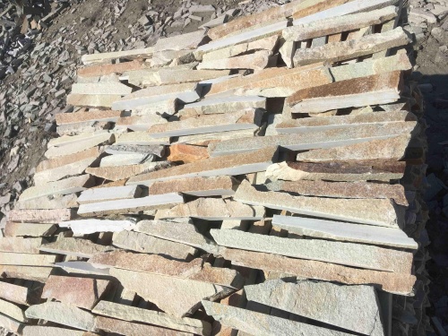 Горбушка златолит золотистый для облицовки купить в Верхней Пышме