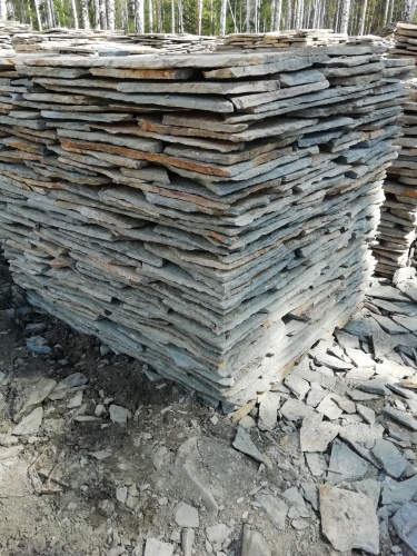 Плитняк златолит Уральский для цоколя, отмостки купить в Верхней Пышме