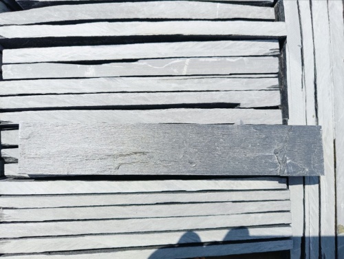 Плитка чёрная из натурального камня фасадная 30 см * 5 см, толщина 7 мм -30 мм купить в Верхней Пышме